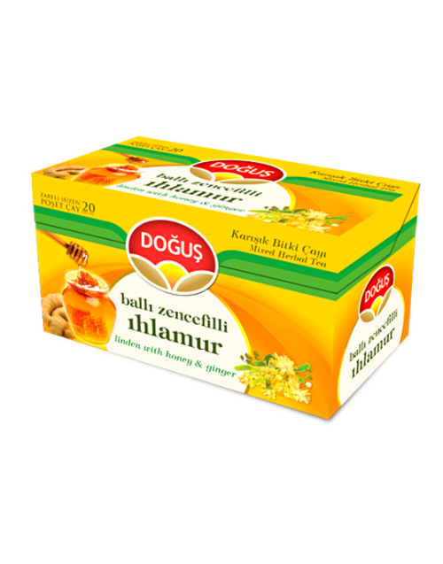 Thé de Tilleul au Miel et Gingembre en Pochette 20