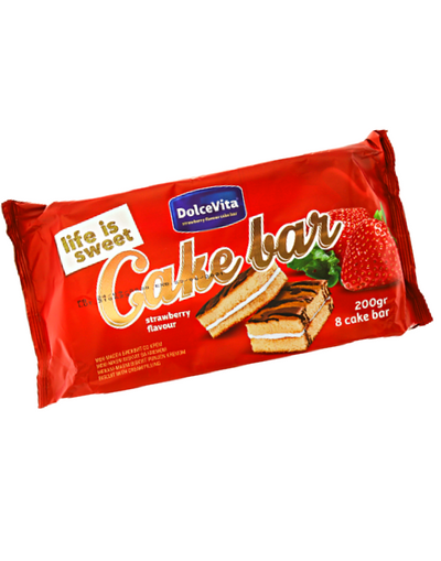 Cake Dolce Vita à la fraise 200g