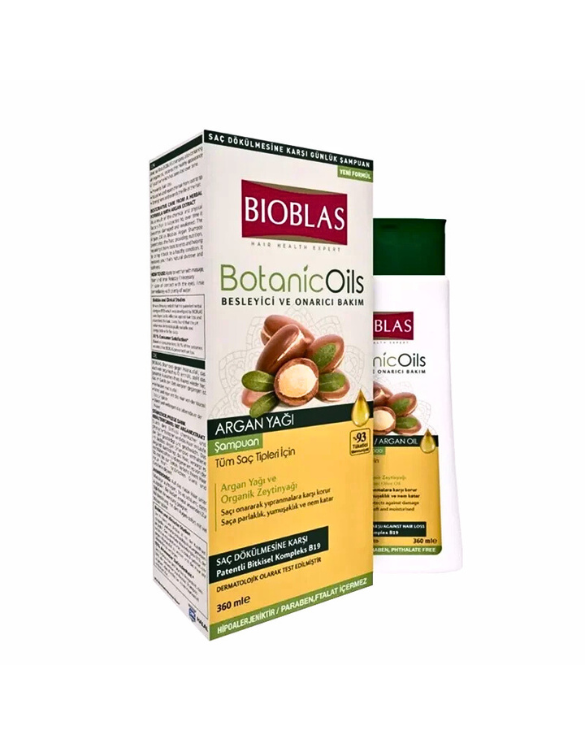 Shampoing à l'Huile d'Argan BIOBLAS 360ml