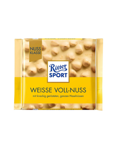 Chocolate RITTER SPORT Whıte Whole Hazelnuts 100gr