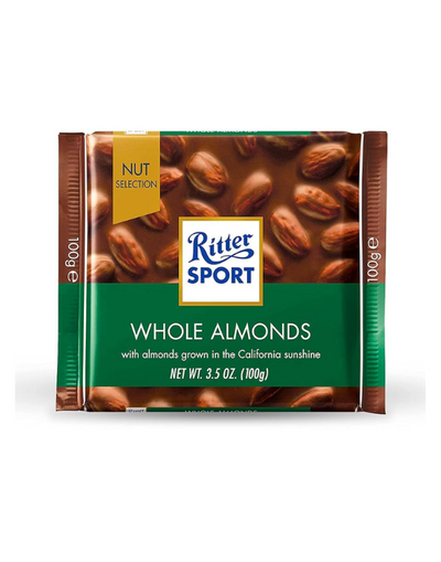 Chocolate RITTER SPORT Whole Almonds 100gr