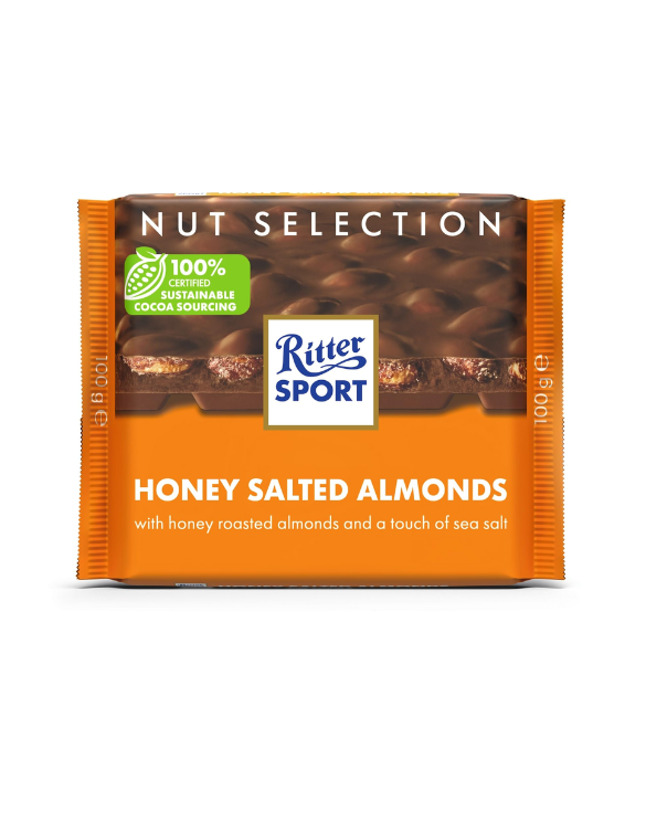 Chocolate RITTER SPORT Honey Salt Almonds 100gr