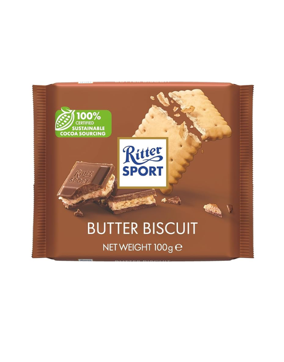 Chocolate RITTER SPORT Biscuit 100gr