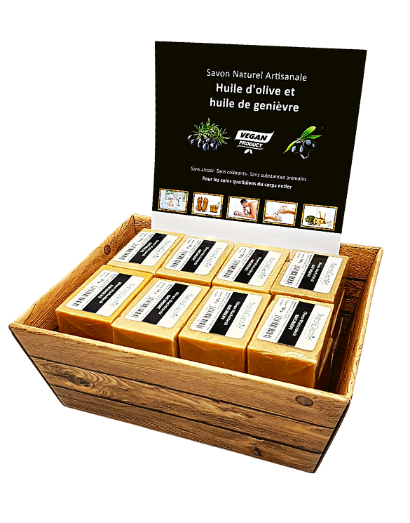 Savon à l'huile d'olive et huile de genièvre 120g - Anatolia Daphne