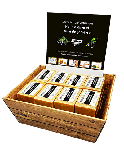 Savon à l'huile d'olive et huile de genièvre 120g - Anatolia Daphne