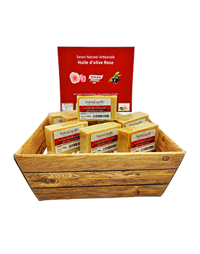 ANATOLIA DAPHNE Savon à l'huile d'olive et à la rose 120g