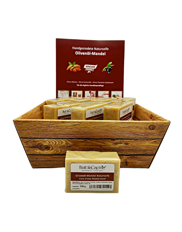 ANATOLIA DAPHNE Savon à l'huile d'olive et à l'amande 120g