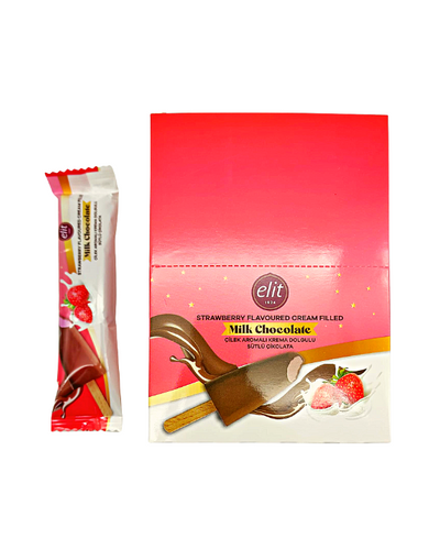 Elit Chocolat Stick Glace à la Fraise 40g