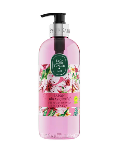 Savon Liquide à l'Huile d'Olive Naturelle – Fleur de Cerisier Japonais EYUP SABRI TUNCER 500ml