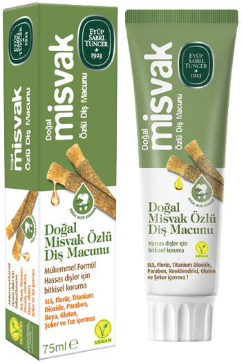 Dentifrice Aux Extraits Naturels de Siwak (Miswak) EYUP SABRI TUNCER 75ml