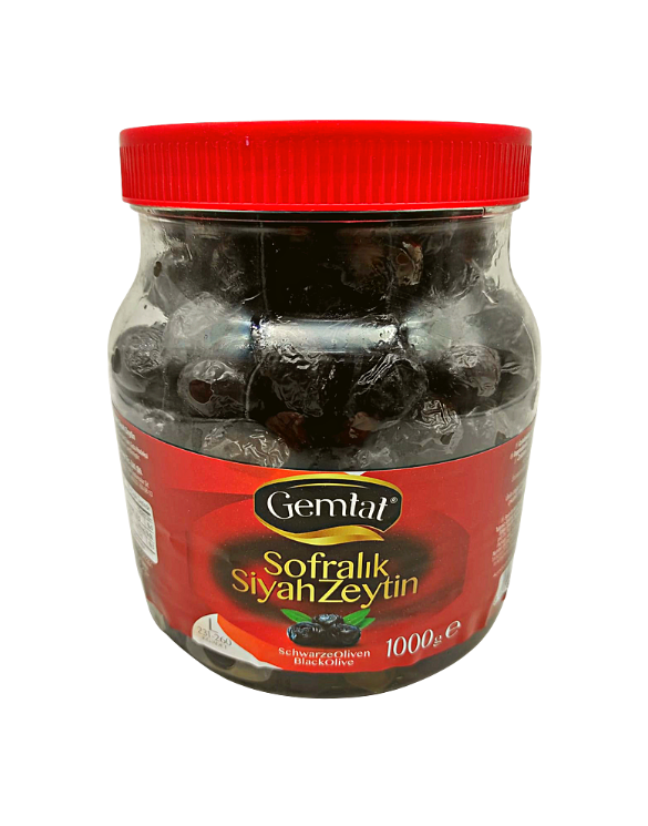 Olives Noires Yagli Siyah 1kg - Gemtat (L-Kirmizi)