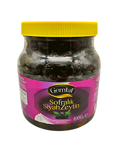 Olives Noires Yagli Siyah 1kg - Gemtat (XS-Sari)