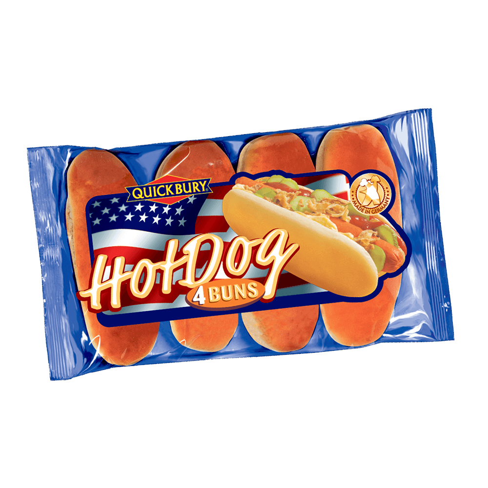 Pain QUICKBURY Hotdog (4pcs) 250 gr