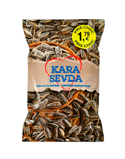 Kara Sevda Pépins de Tournesol Salé Noir 250g
