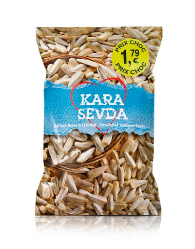 Pépins de Tournesol Extra Salé 250g - Kara Sevda