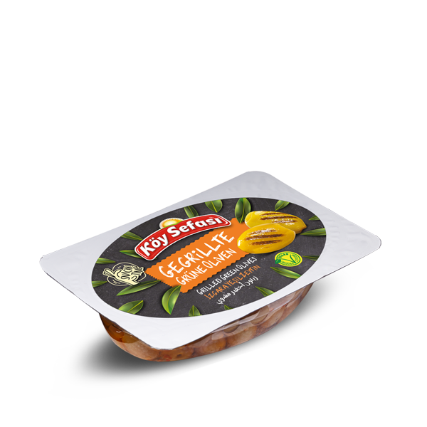 KOY SEFASI « Ac-Bitir » Olive Vertes Sous-vide Grillées/ Vakumlu Yesil Zeytin Izgara 100gr
