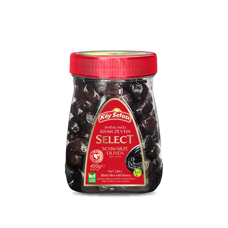 Koy Sefasi Olive Noire Select à l'Huile 450g