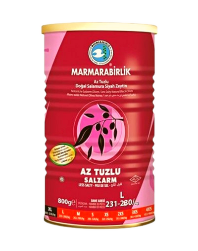 Olives Noires HIPER Az Tuzlu 800g - Marmarabirlik