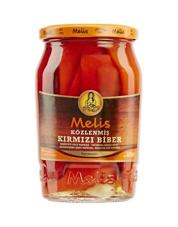 MELIS Kozlenmis Kirmizi Biber Tursu Poivrons Grillés en Saumure 720ml