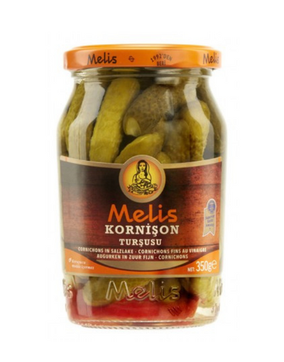 MELIS Kornison Tursu Cornichons fins en Saumure 370ml