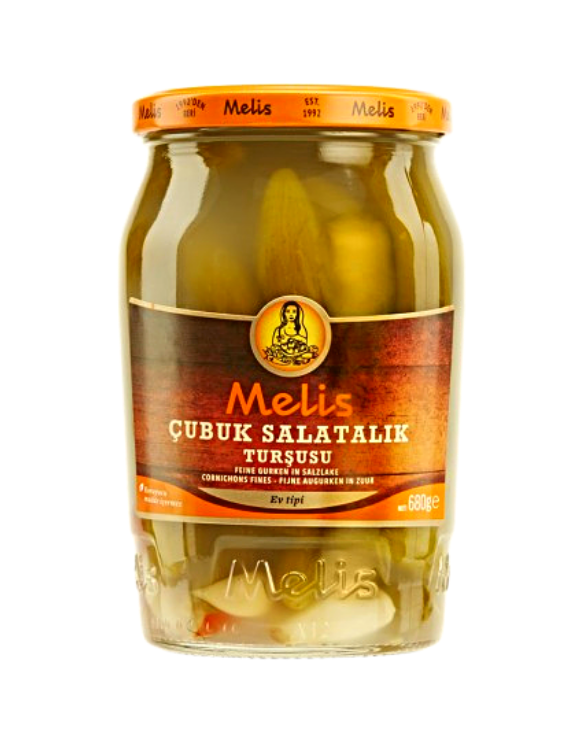 Cornichons Fins en Saumure Melis 720ml