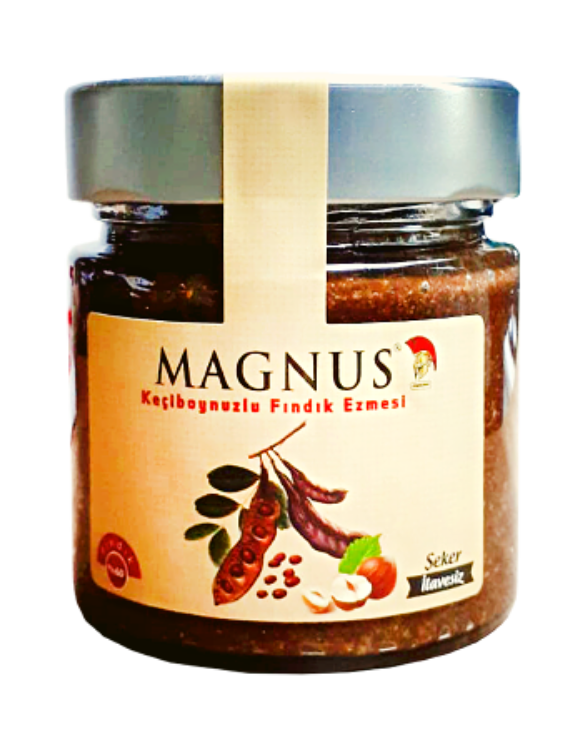 MAGNUS Pate 200gr Pâte à tartiner aux Noisettes et Caroube « Sans Sucre » 200g
