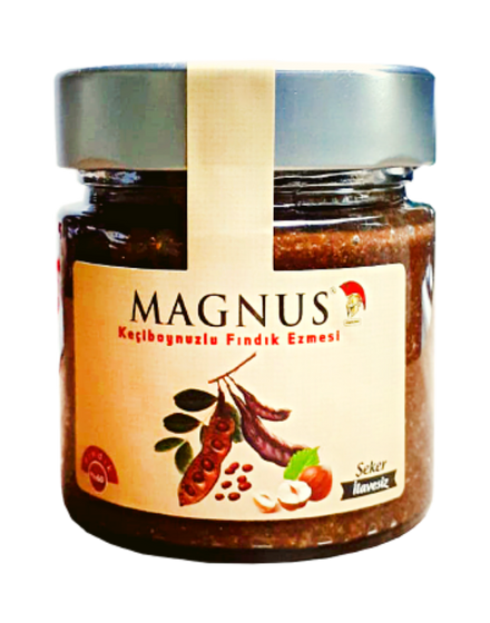 MAGNUS Pate 200gr Pâte à tartiner aux Noisettes et Caroube « Sans Sucre » 200g