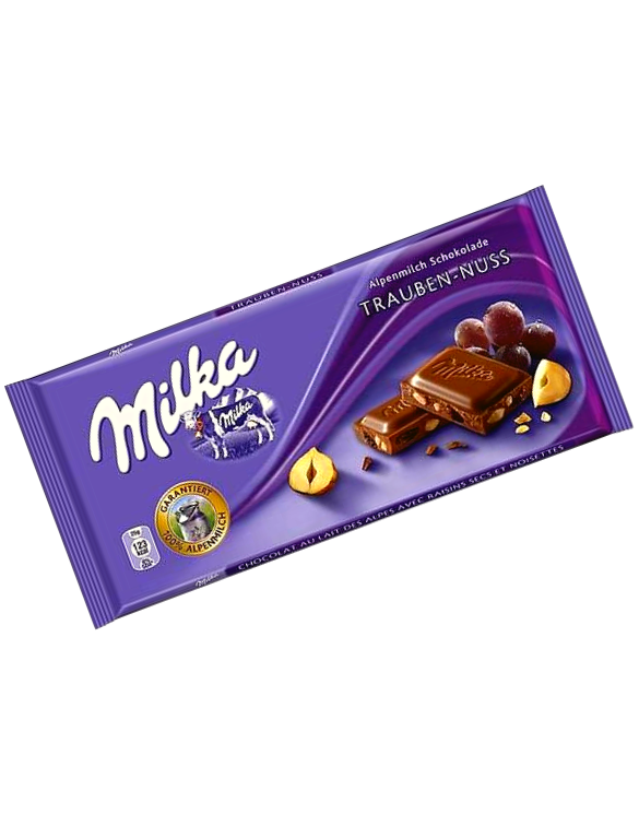 Milka Chocolat Raisin & Noisette 100g