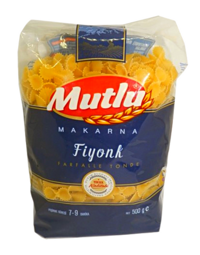 MUTLU Makarna Fiyonk 500g - Pâtes Tripolini (Farfalle)