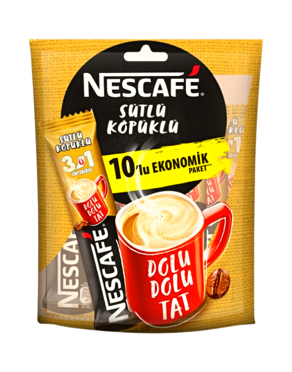 NESCAFE au Lait Mousseux 3en1 (17.4gr x 10 pcs)