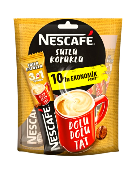 NESCAFE au Lait Mousseux 3en1 (17.4gr x 10 pcs)