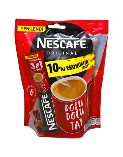 NESCAFE Extra 3en1 (16.5gr x 10 pcs) x 12 boite