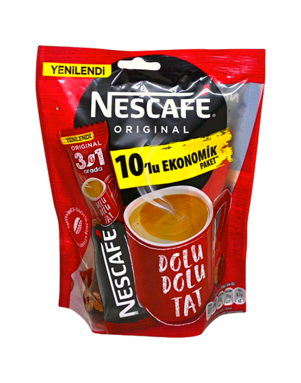 NESCAFE Extra 3en1 (16.5gr x 10 pcs) x 12 boite