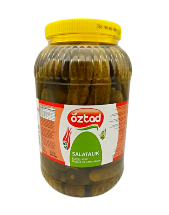 OZTAD Cornichons en Saumure Gros Calibre 4L