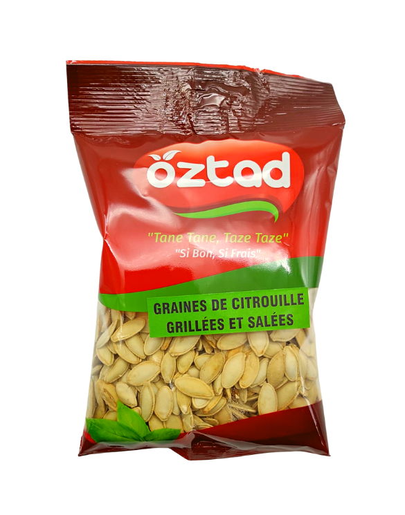 Graines de Citrouille Grillées et Salées OZTAD 150g