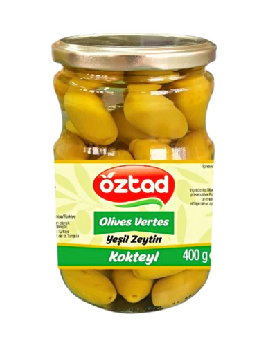 OZTAD Olives Vertes Entières Cocktail 720g