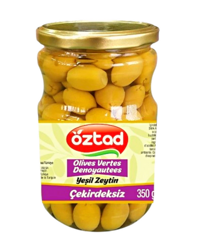 OZTAD Olives Vertes Dénoyautées 720g