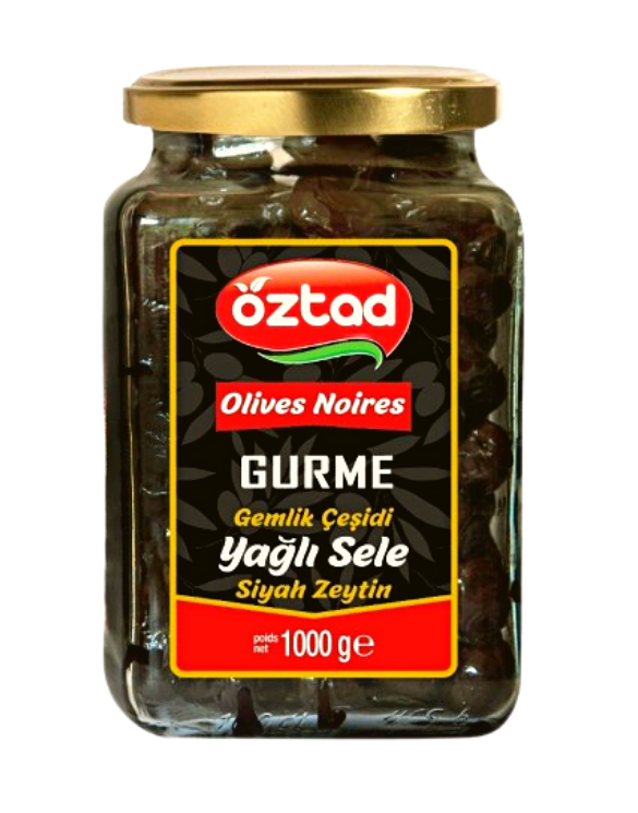 OZTAD Olives Noires Gemlik Gourmet 1000g