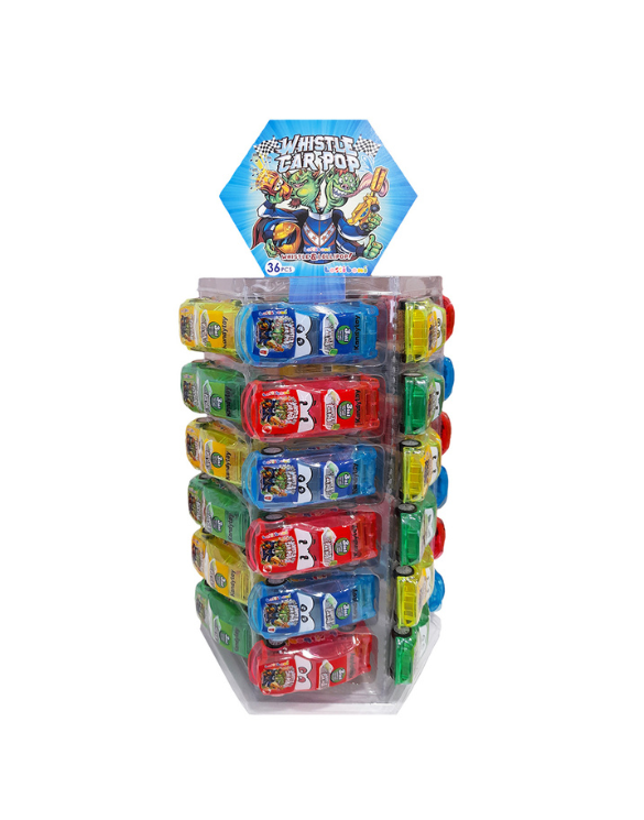 Display LOLLIBONI Whistle Car Pop