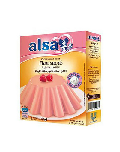 ALSA Flan Fraise 45gr