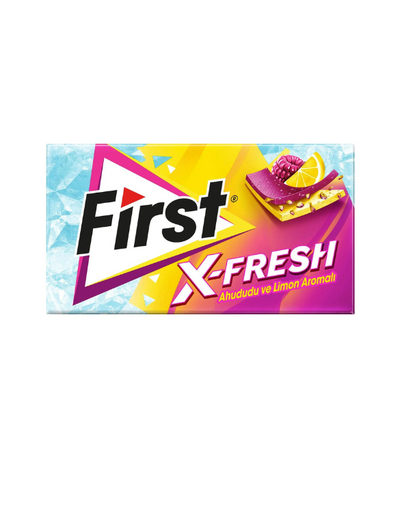 Chewing Gum FIRST Sensations Rasberry&Lemon 27gr