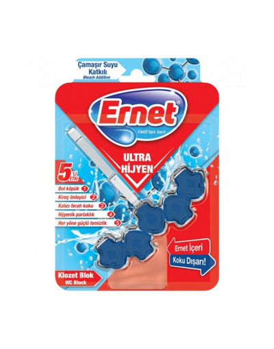 Bloc WC ERNET Ultra Hygiene Additif Pour Eau de Lessive 50g