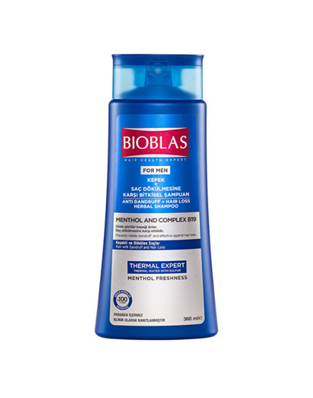 Shampoing BIOBLAS KEPEK Anti-Chute Antipelliculaire FOR MEN 360ml