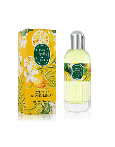 Eau de Cologne Citron Classique 185ml Bouteille Verre