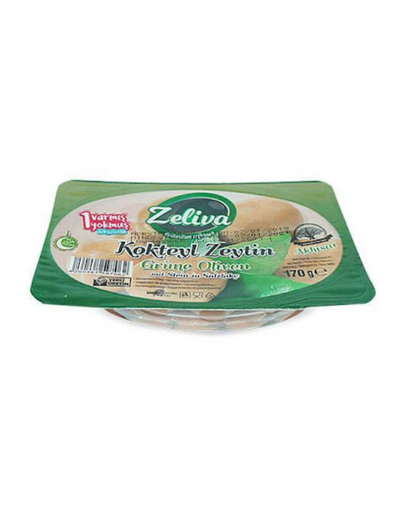 Olives Vertes Akhisar Sous-Vide 170g - Zeliva