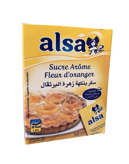 ALSA Sucre Arome Fleur D’oranger 10×7.5gr