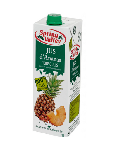 SPRING VALLEY 1L Jus d’Ananas %100 1L