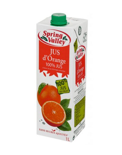 SPRING VALLEY 1L Jus d’Orange %100 1L
