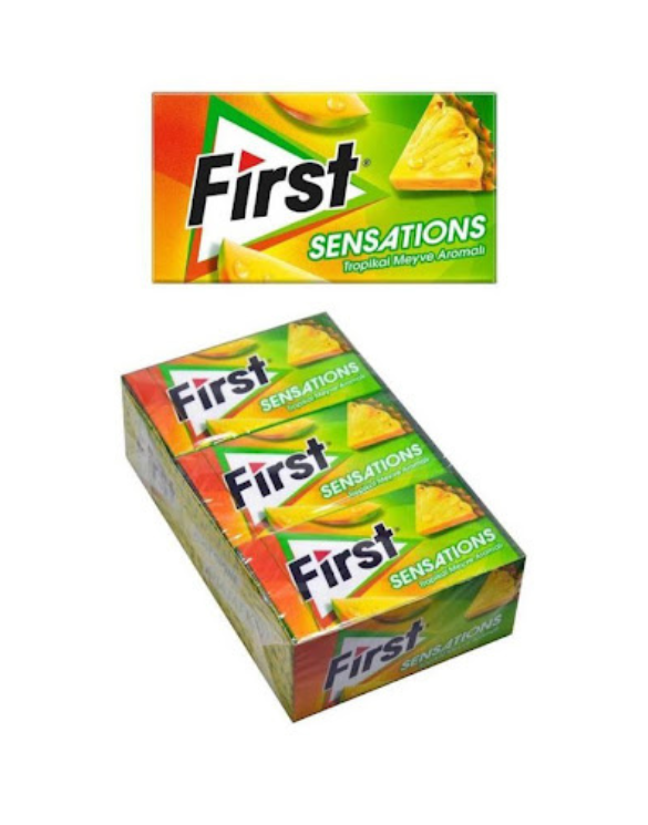 Chewing Gum FIRST Sensations Tropical 27gr
