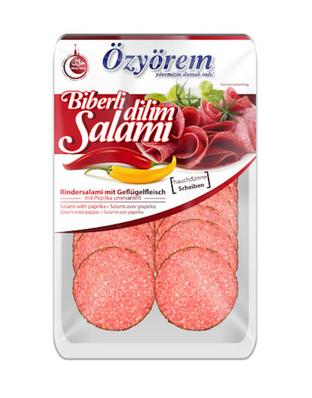 Salami de Bœuf OZYOREM 80gr - Tranches Pizza